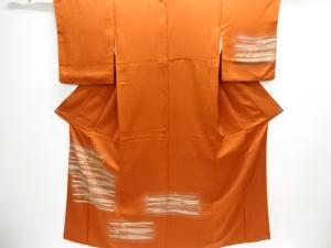 横段に箔散らし模様刺繍訪問着